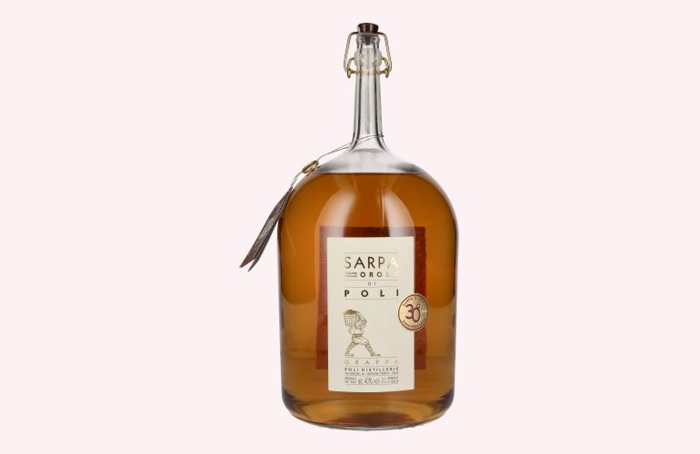 Grappa Sarpa Oro di Poli 40% Vol. 3l