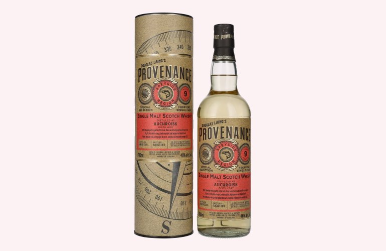 Douglas Laing PROVENANCE Auchroisk 9 Years Old Single Cask Malt 2009 46% Vol. 0,7l en boîte cadeau