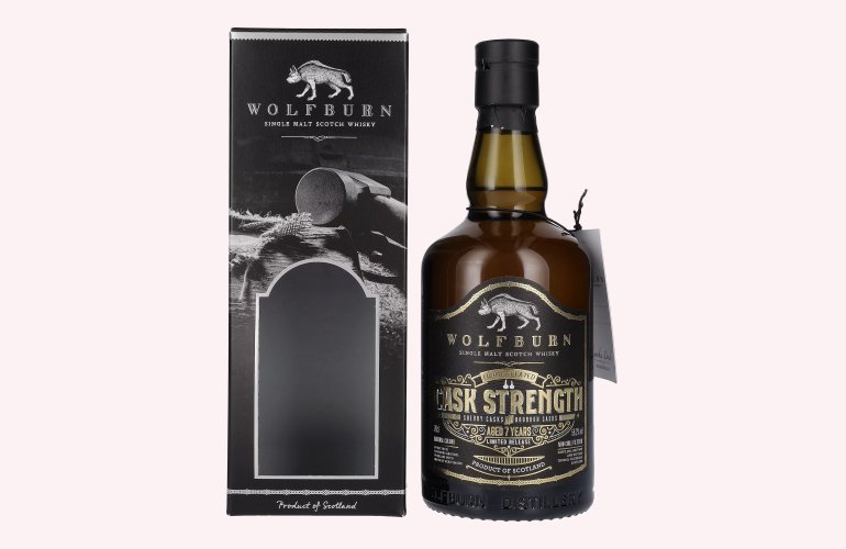 Wolfburn 7 Years Old Single Malt CASK STRENGTH Father's Day Edition 58,2% Vol. 0,7l in geschenkverpakking