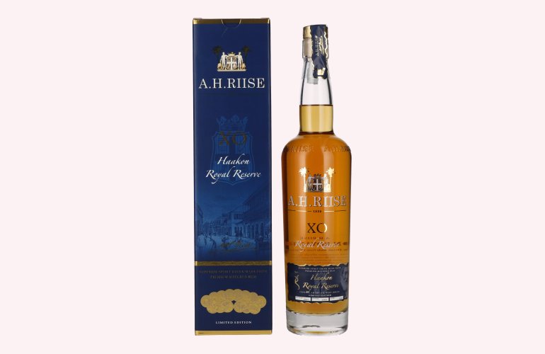 A.H. Riise X.O. HAAKON ROYAL RESERVE Superior Spirit Drink 42% Vol. 0,7l in geschenkverpakking