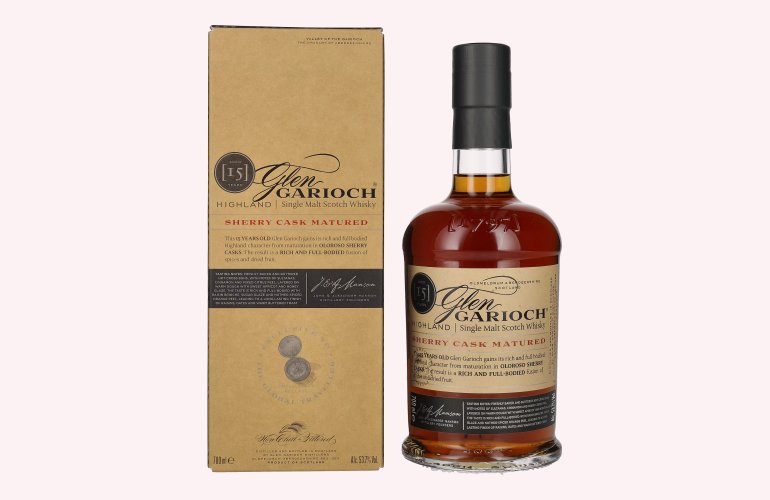 Glen Garioch 15 Years Old SHERRY CASK MATURED 53,7% Vol. 0,7l in geschenkverpakking