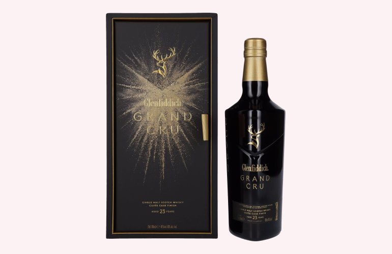 Glenfiddich 23 Years Old GRAND CRU Single Malt Scotch Whisky 40% Vol. 0,7l in geschenkverpakking