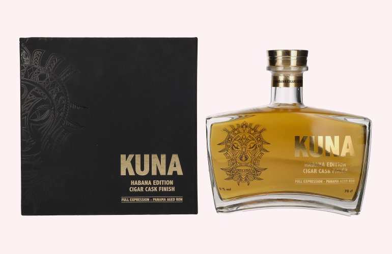 Kuna Panama Aged Ron Habana Edition Cigar Cask Finish 42% Vol. 0,7l in geschenkverpakking