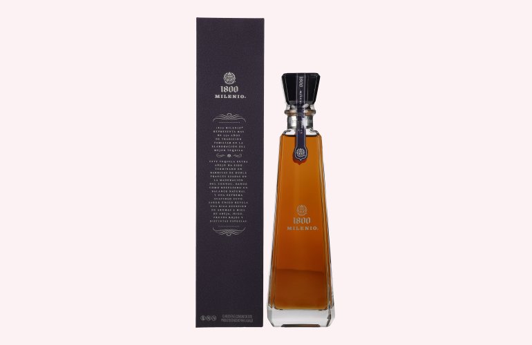 1800 Tequila Milenio 100% Agave 38% Vol. 0,7l in geschenkverpakking