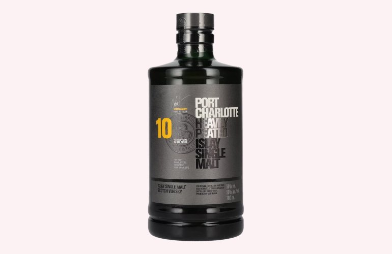 Port Charlotte 10 Years Old Heavily Peated Islay Single Malt 50% Vol. 0,7l