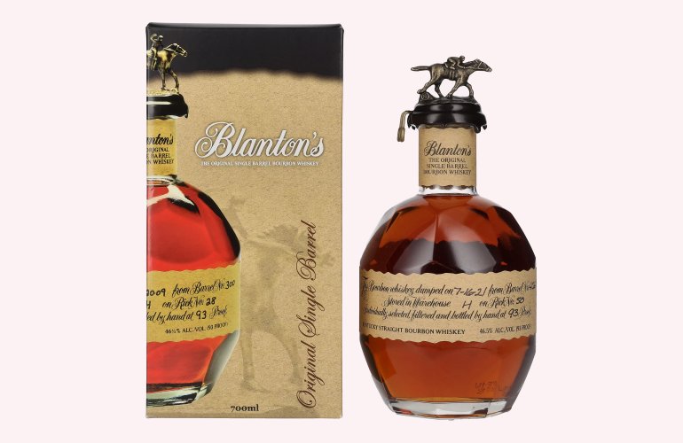 Blanton's The Original Single Barrel Bourbon Whiskey 46,5% Vol. 0,7l in geschenkverpakking