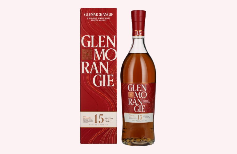 Glenmorangie THE LASANTA 15 Years Old Highland Single Malt 43% Vol. 0,7l en boîte cadeau