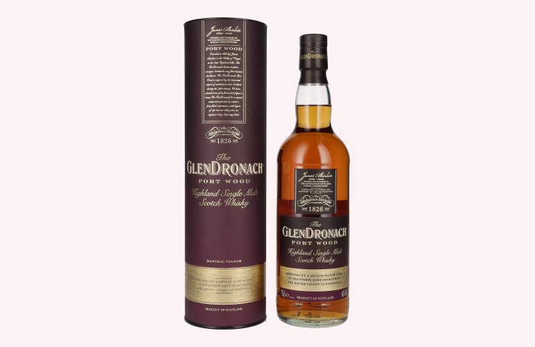 The GlenDronach PORT WOOD Highland Single Malt 46% Vol. 0,7l en boîte cadeau