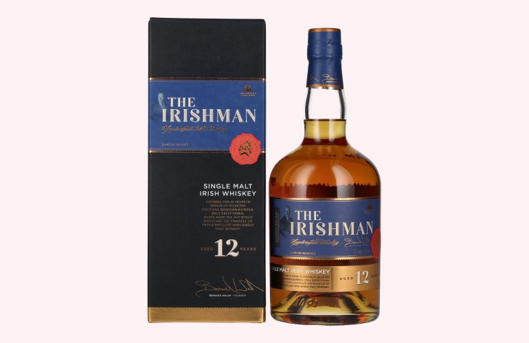 The Irishman 12 Years Old Single Malt Irish Whiskey 43% Vol. 0,7l in geschenkverpakking