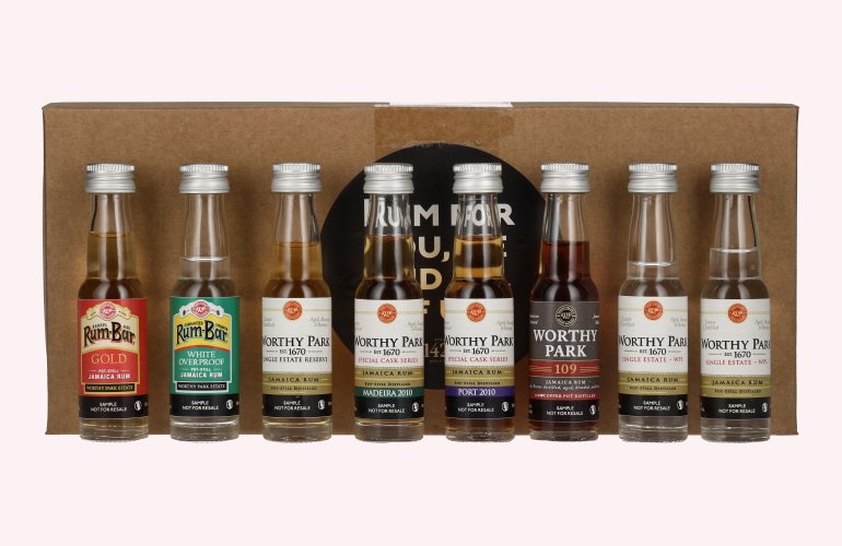 Worthy Park Master Class Tasting Kit 2021 54,1% Vol. 8x0,02l