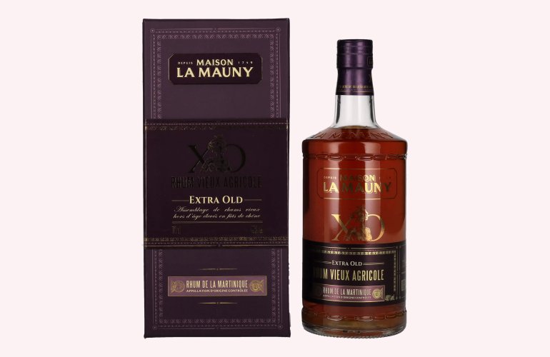 La Mauny XO Rhum Vieux Agricole 40% Vol. 0,7l in geschenkverpakking