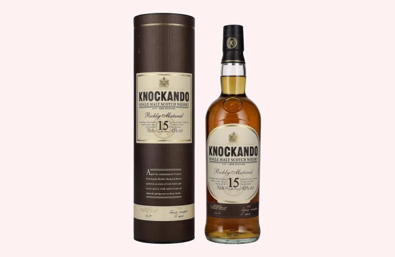 Knockando 15 Years Old Richly Matured 43% Vol. 0,7l en boîte cadeau