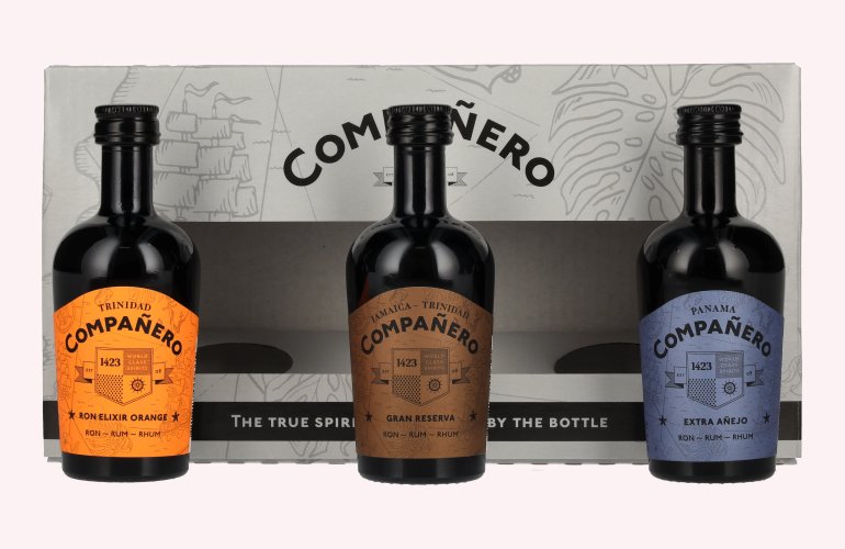 Compañero Giftbox 44,7% Vol. 3x0,05l in Geschenkbox