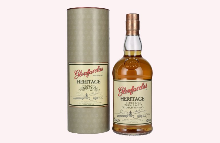 Glenfarclas HERITAGE Highland Single Malt Scotch Whisky 40% Vol. 0,7l in geschenkverpakking