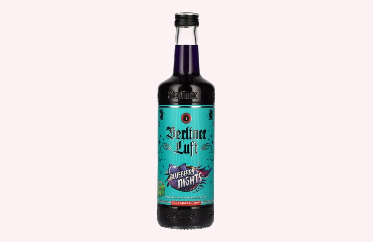 Berliner Luft BLUEBERRY NIGHT Der Frische Pfefferminzlikör 18% Vol. 0,7l