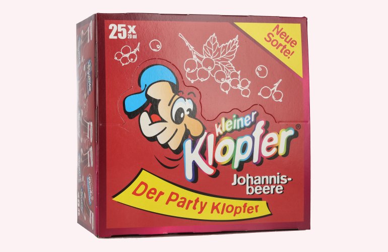 Kleiner Klopfer Johannisbeere 15% Vol. 25x0,02l