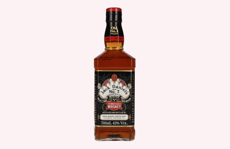 Jack Daniel's Sour Mash Tennessee Whiskey LEGACY EDITION No. 2 - BLACK DESIGN 43% Vol. 0,7l