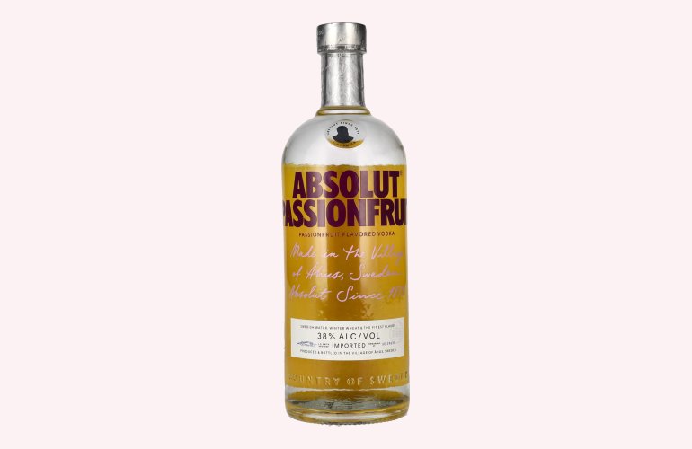 Absolut PASSIONFRUIT Flavored Vodka 38% Vol. 1l