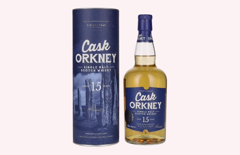 A.D. Rattray Cask ORKNEY 15 Years Old Single Malt 46% Vol. 0,7l en boîte cadeau