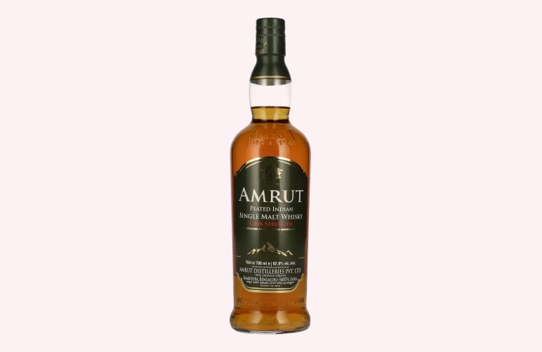 Amrut PEATED Indian Single Malt Whisky CASK STRENGTH 62,8% Vol. 0,7l