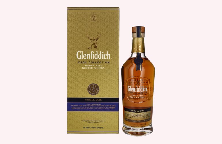 Glenfiddich VINTAGE CASK Cask Collection Travellers' Exclusive 40% Vol. 0,7l in Geschenkbox