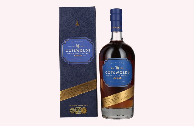 Cotswolds FOUNDER'S CHOICE Single Malt Whisky 59,1% Vol. 0,7l in geschenkverpakking