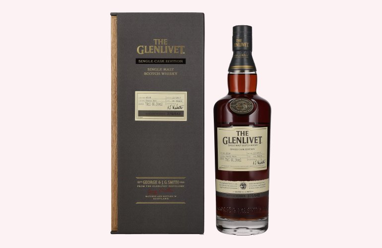 The Glenlivet 14 Years Old SINGLE CASK EDITION Sherry Butt 2017 60,1% Vol. 0,7l en boîte cadeau