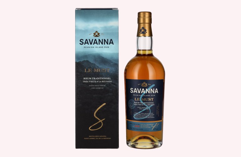 Savanna LE MUST Traditionnel Reunion Island Rum 45% Vol. 0,7l in geschenkverpakking