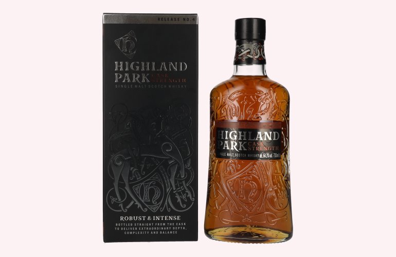 Highland Park CASK STRENGTH Single Malt Scotch Whisky Release No. 4 64,3% Vol. 0,7l in geschenkverpakking