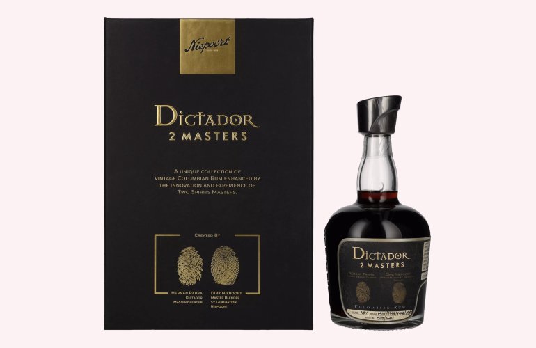 Dictador 2 MASTERS 1971/1974/1978/1980 Niepoort Port Pipe Finish 2021 48% Vol. 0,7l in geschenkverpakking