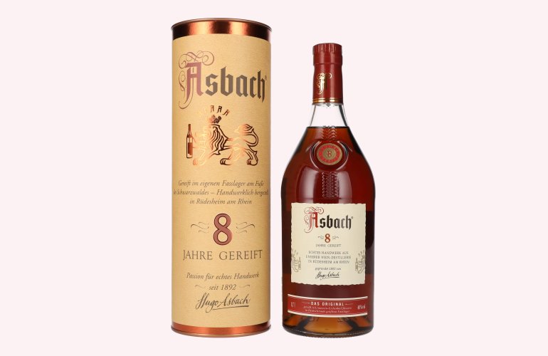 Asbach Privatbrand 8 Years 40% Vol. 0,7l en boîte cadeau