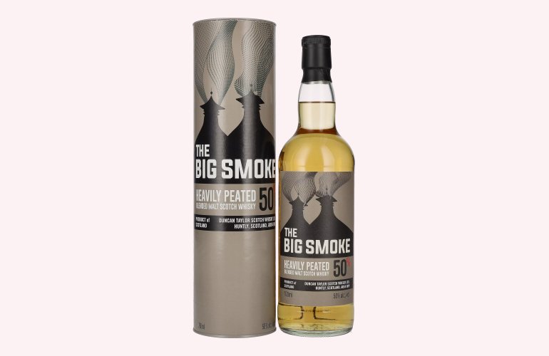 Duncan Taylor THE BIG SMOKE Heavily Peated Blended Malt 50% Vol. 0,7l en boîte cadeau