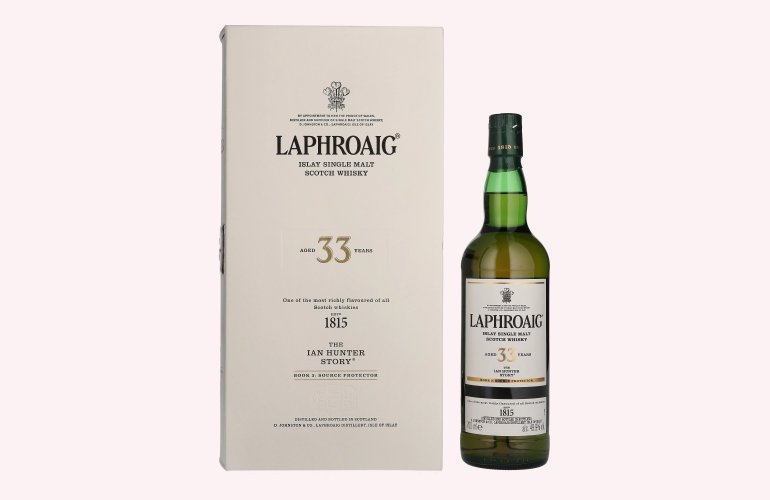 Laphroaig 33 Years Old The Ian Hunter Story Book 3: Source Protector Limited Edition 49,9% Vol. 0,7l en boîte cadeau