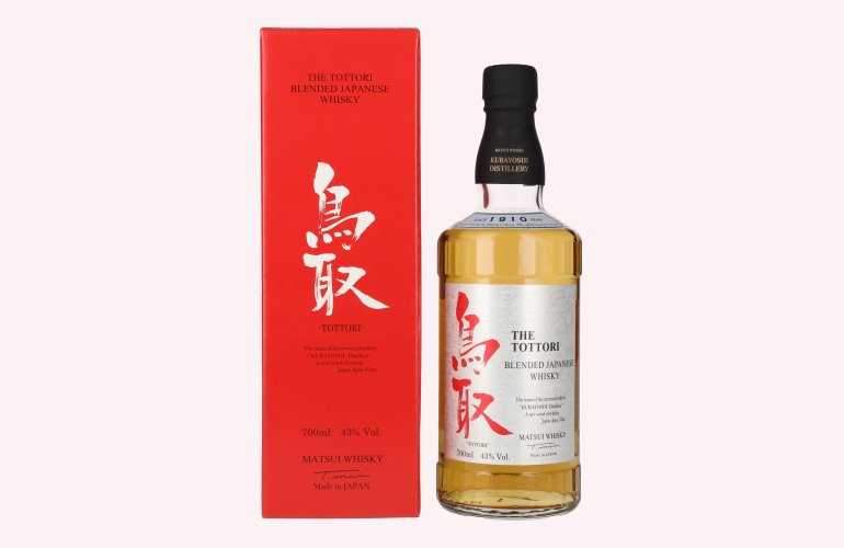 Matsui Whisky THE TOTTORI Blended Japanese Whisky 43% Vol. 0,7l en boîte cadeau