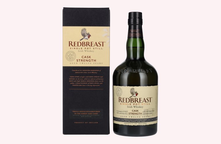 Redbreast 12 Years Old Single Pot Still CASK STRENGTH 57,2% Vol. 0,7l in Geschenkbox