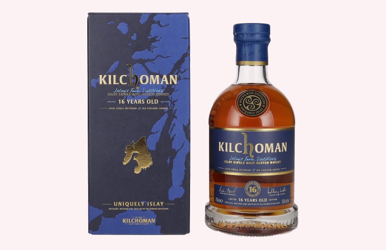 Kilchoman 16 Years Old Islay Single Malt Scotch Whisky Limited Edition 50% Vol. 0,7l in geschenkverpakking