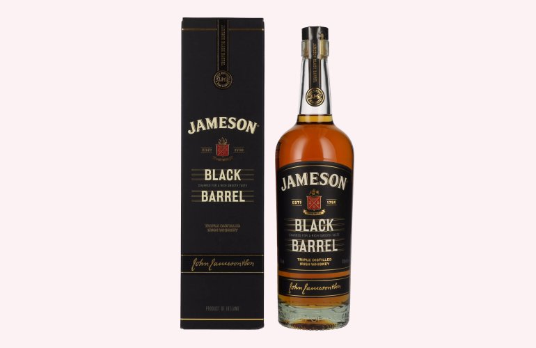 Jameson BLACK BARREL Triple Distilled Irish Whiskey 40% Vol. 0,7l en boîte cadeau