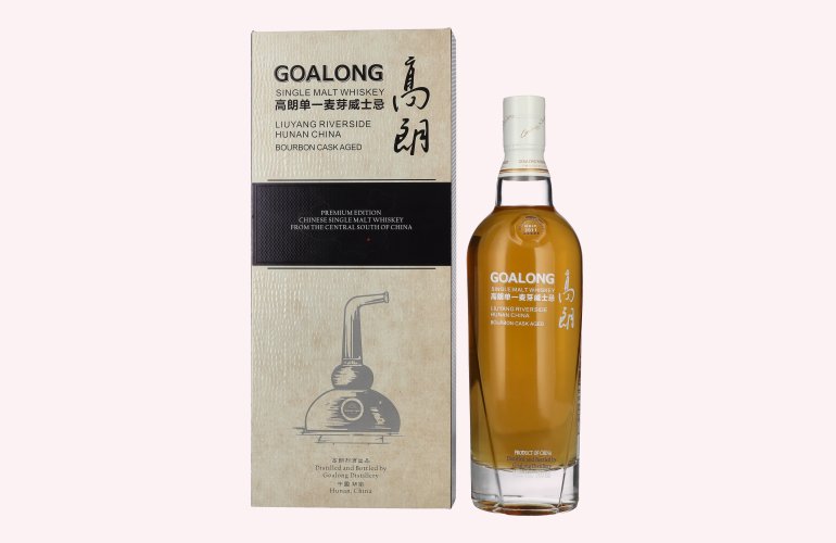 GOALONG Single Malt BOURBON CASK Chinese Whisky 40% Vol. 0,7l en boîte cadeau