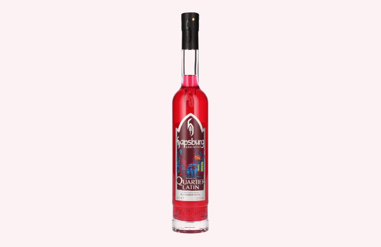 Hapsburg Absinthe QUARTIER LATIN Flavoured with Red Summer Fruits 53,5% Vol. 0,5l