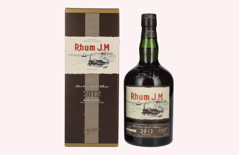 Rhum J.M Vieux Agricole Millésimé 2012 42,3% Vol. 0,7l in geschenkverpakking