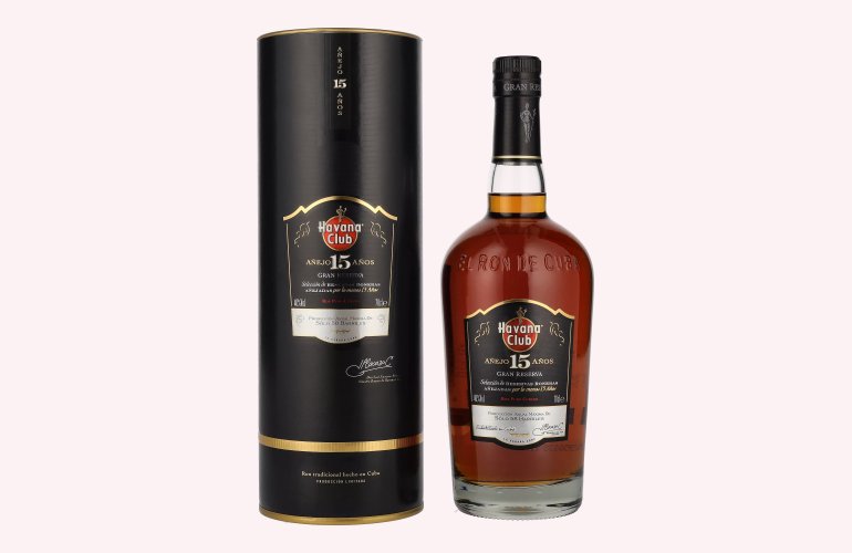 Havana Club Gran Reserva Añejo 15 Años 40% Vol. 0,7l en boîte cadeau