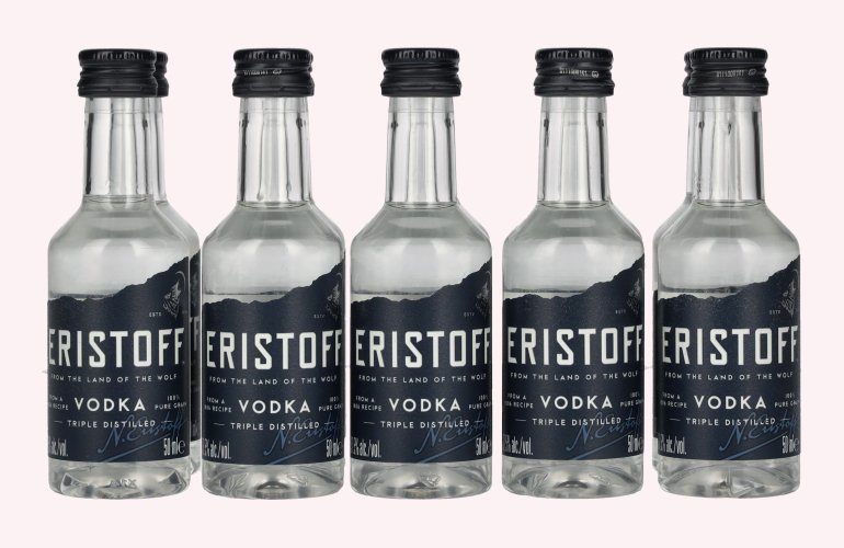 Eristoff Premium Vodka 37,5% Vol. 10x0,05l PET