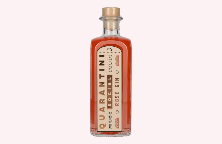 Quarantini Social Rosé Gin 42% Vol. 0,5l