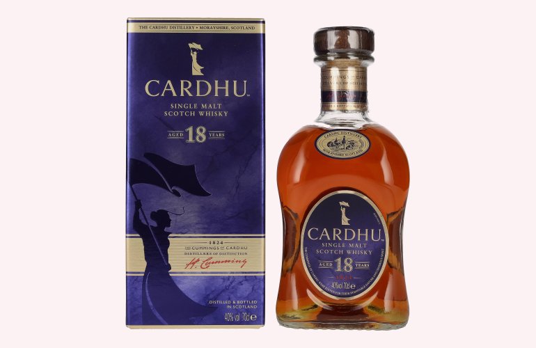 Cardhu 18 Years Old Single Malt Scotch Whisky 40% Vol. 0,7l en boîte cadeau