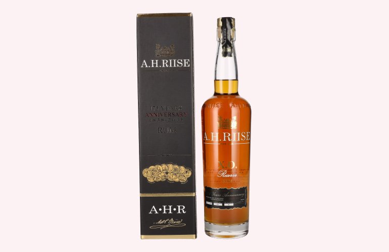 A.H. Riise X.O. Reserve 175 YEARS ANNIVERSARY Rum - Old Edition 42% Vol. 0,7l in geschenkverpakking