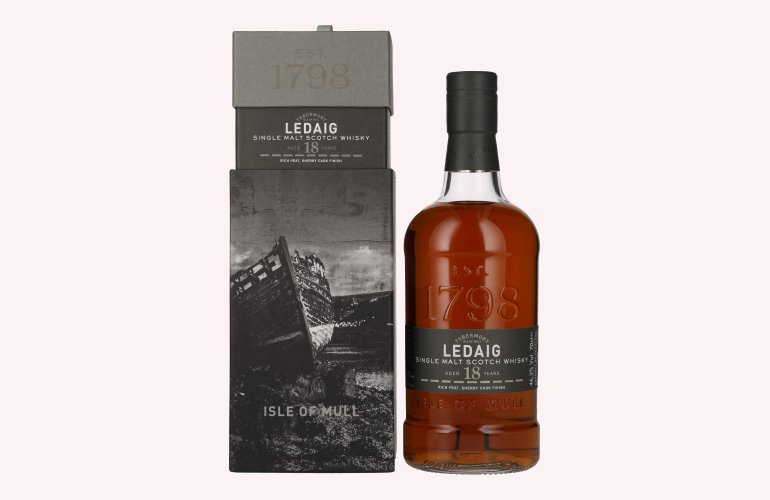 Ledaig 18 Years Old Single Malt Scotch Whisky 46,3% Vol. 0,7l en boîte cadeau