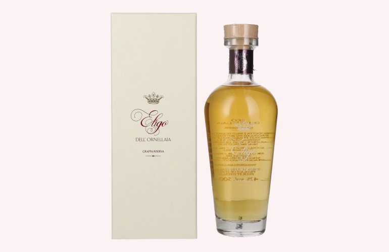 Eligo dell' Ornellaia Grappa Riserva 42% Vol. 0,5l en boîte cadeau