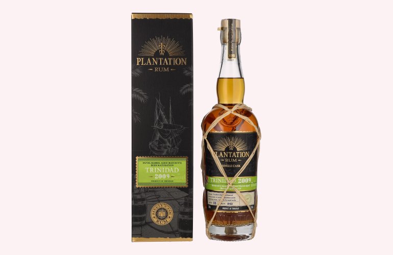 Plantation Rum TRINIDAD 2009 Beer Maturation Edition 2021 45,3% Vol. 0,7l in geschenkverpakking