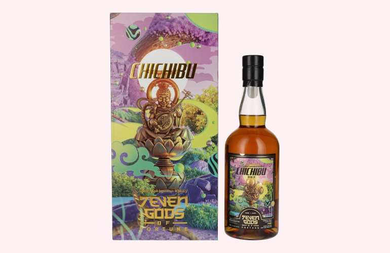 Chichibu 7EVEN Gods of Fortune Benzaiten Single Malt Japanese Whisky 2016 62,4% Vol. 0,7l in geschenkverpakking