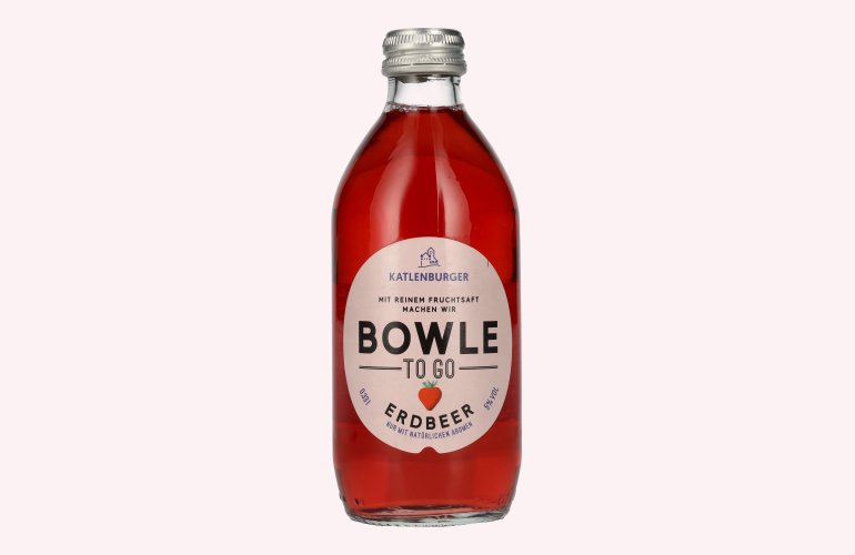 Katlenburger Bowle-To-Go Erdbeer 5% Vol. 0,33l